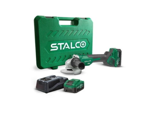 STALCO SZLIFIERKA KĄTOWA AGS20-125BL AKU. 2x4Ah S-97301