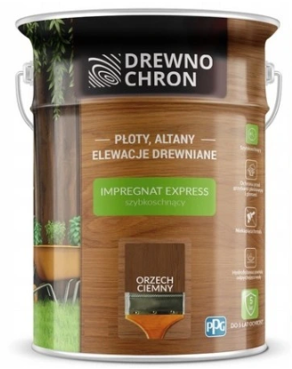 DREWNOCHRON EXPRESS OGRÓD ORZECH CIEMNY 4,5L