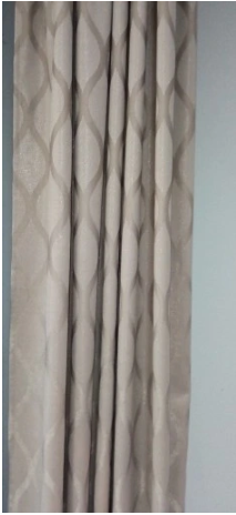 Zestaw Zasłona Gotowa Beżowa 70cm x 250cm