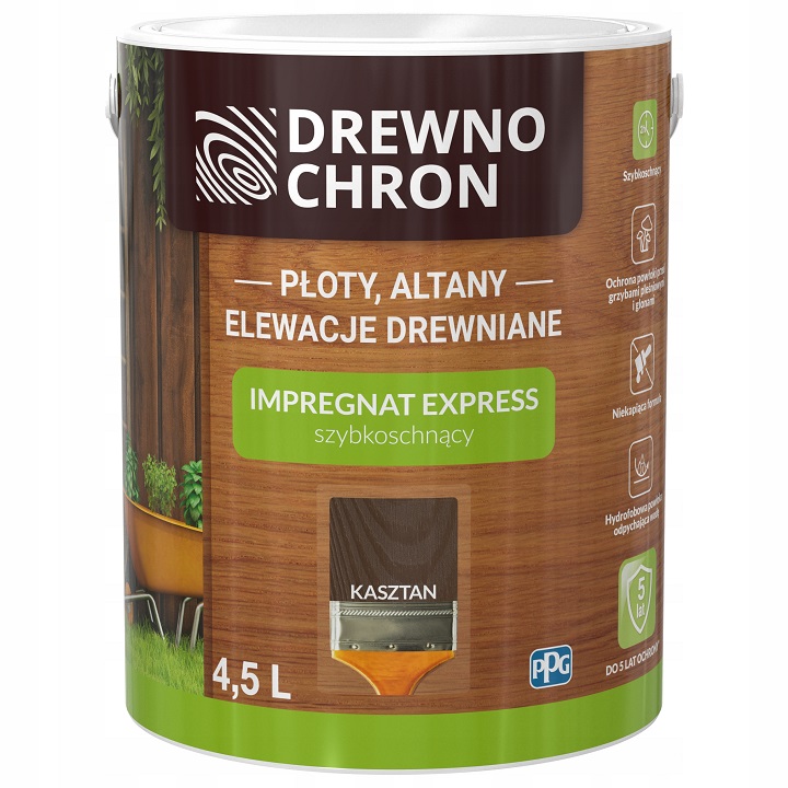 DREWNOCHRON EXPRESS OGRÓD KASZTAN 4,5L