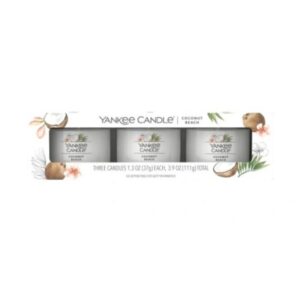 YANKEE CANDLE Świece mini -3 pack COCONUT BEACH