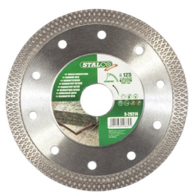 STALCO TARCZA DIAMENTOWA DO CERAMIKI 125mm x 1,4mm S-29214