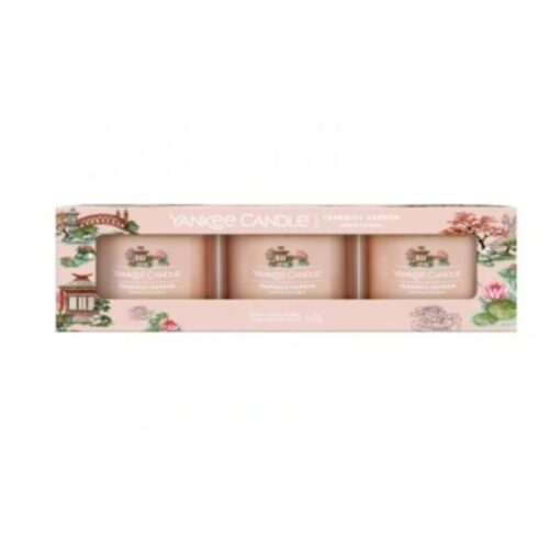 YANKEE CANDLE Świece mini -3 pack TRANQUIL GARDEN