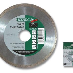 STALCO TARCZA DIAMENTOWA PEŁNA 125mm GLAZ. S-29212