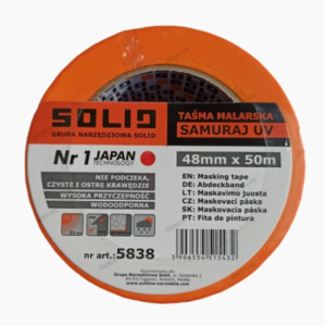 SOLID Taśma malarska SAMURAJ UV 48mm/50m 5838