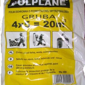 FOLIA MALARSKA GRUBA 4*5M