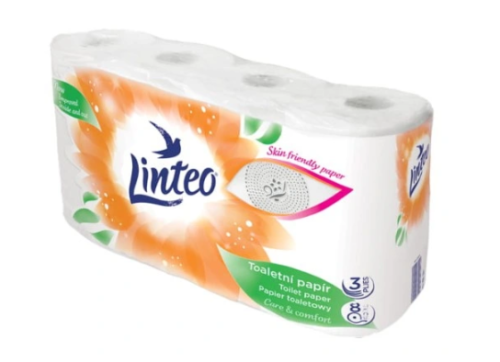 PAPIER TOALETOWY LINTEO SATIN 8SZT BIAŁY