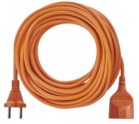 EMOS Przedłużacz 1G 15m 2x1mm pomarańczowy P01315