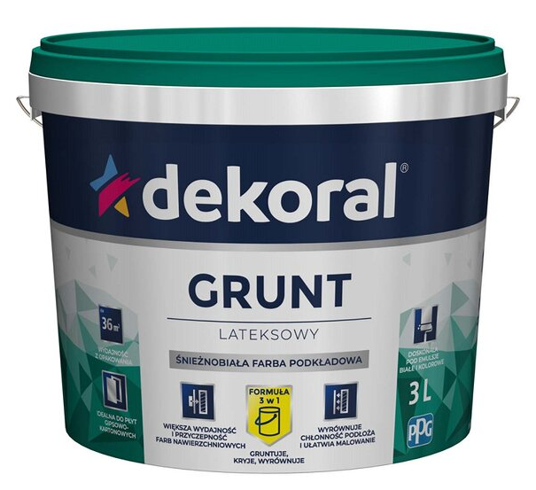 DEKORAL GRUNT LATEKSOWY 3L