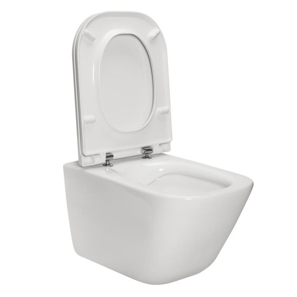 ROCA GAP KOMPLET MISKA RIMLESS Z DESKĄ SLIM