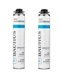 6333_4129737281653_1698660422 ZESTAW Pianka Klej do Styropianu BAUHUS 710mlx2szt