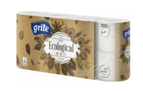 PAPIER TOALETOWY GRITE ECOLOGIAL 8 SZT NATURALNY