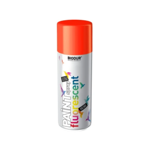SPRAY FLUORESTENCYJNY POMARAŃCZOWY RAL3024 400ML BIORUR
