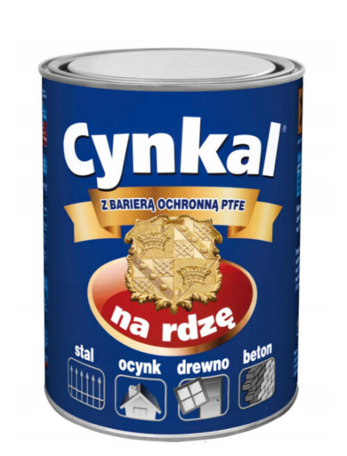 Cynkal Farba na Rdzę Czarny Gruntoemalia 2,5l