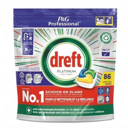 TABLETKI DO ZMYWARKI DREF 86SZT CITRON