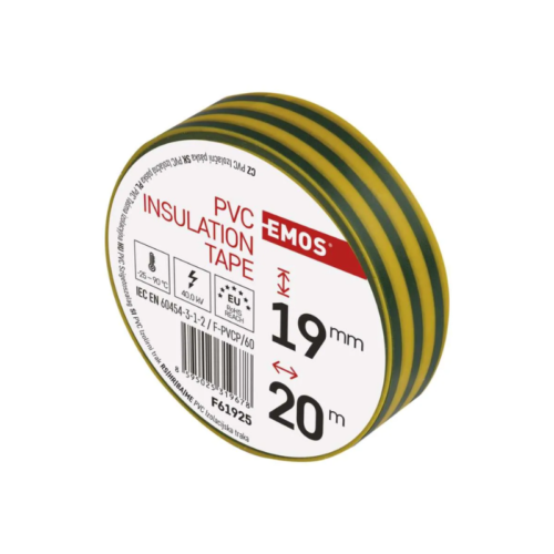 EMOS Taśma PVC 19/20 ziel/żółta F61925