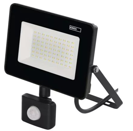 EMOS Naświetlacz LED SIMPO 50W 4500LM PIR ZS2342