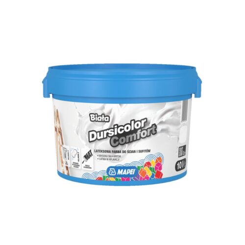 MAPEI Farba Biała Lateksowa Dursicolor Comfort White 2,5l