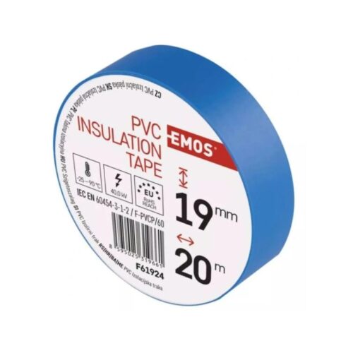 EMOS Taśma PVC 19/20 Niebieska F61924