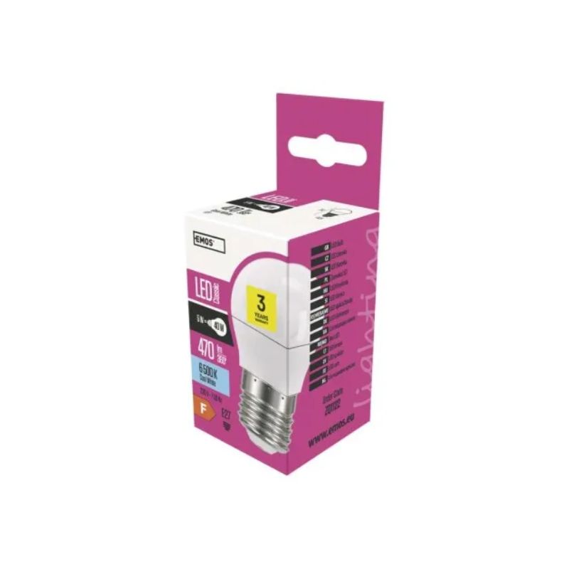 EMOS Żarówka LED CLS MINI GL 5W E27 Cold Warm ZQ1122