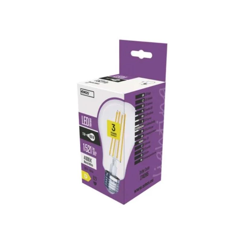 EMOS Żarówka LED FLM A67 11w 1421lm E27 Neutral White Z74285