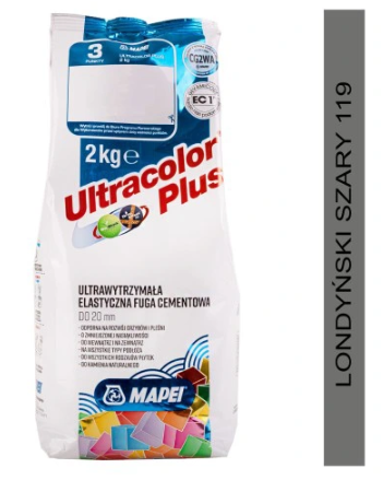 MAPEI ULTRACOLOR PLUS FUGA 119 2KG LONDYŃSKI SZARY
