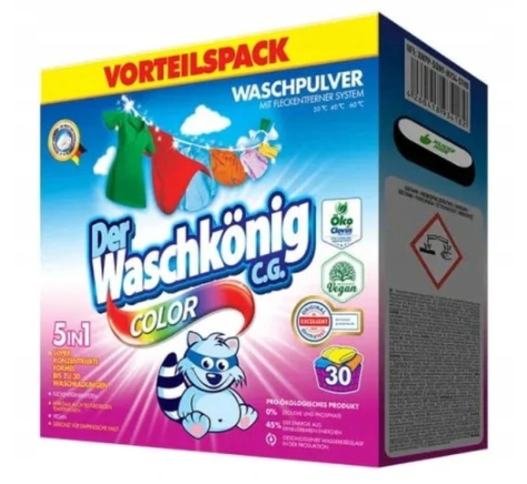 PROSZEK DO PRANIA WASCHKONING 1,95 COLORKARTN