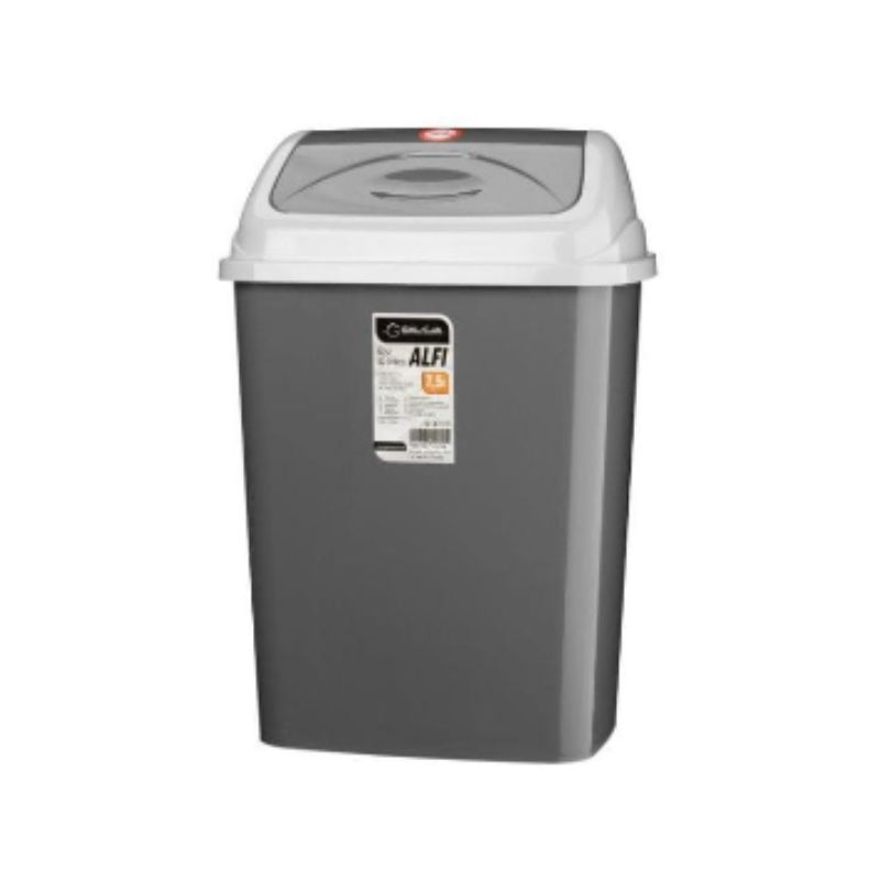 GALICJA Kosz Uchylny Alfi 7,5L Szary 24210