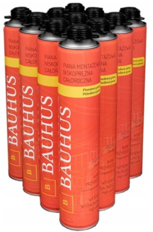 ZESTAW PIANKA BAUHUS PISTOLETOWA CAŁOROCZNA 11x750ML