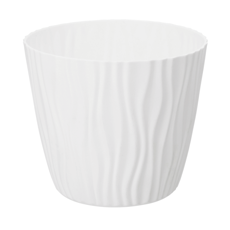 GALICJA Doniczka Sahara 18cm Biały 07614