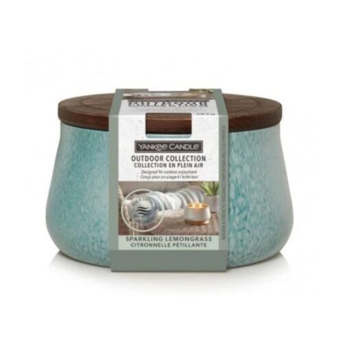 YANKEE CANDLE Świeca z dwoma knotami SPARKLING LEMONGRASS