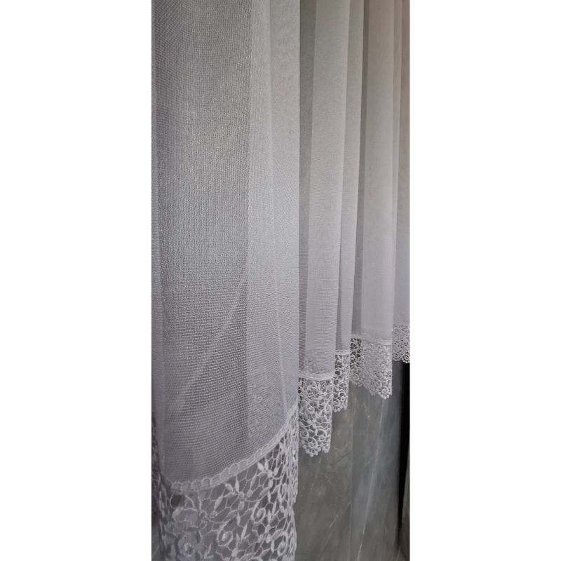 Zestaw Firana Gładka z Gipiurę wys.150cm szer.360