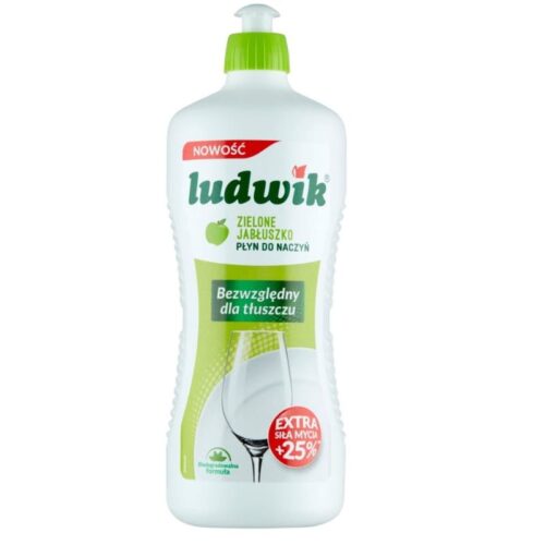 PŁYN DO NACZYŃ "LUDWIK" 900 MLZIELONE JABUSZKO
