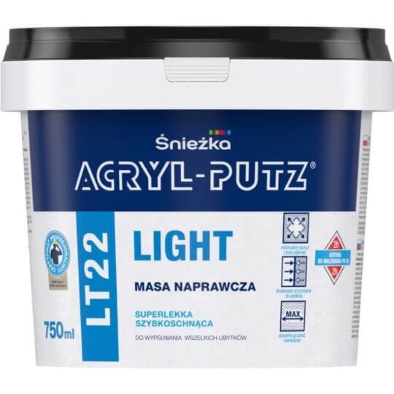 8317_5903973091363_1727678612 ŚNIEŻKA SZPACHLA ACRYL-PUTZ LT22 LIGHT 0,75 KG
