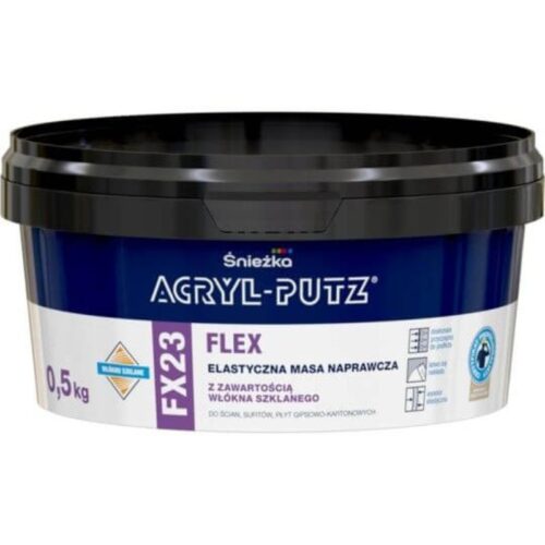 ŚNIEŻKA SZPACHLA ACRYL-PUTZ FX23 FLEX 0,5 KG