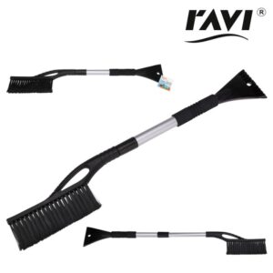RAVI TEKESZCZOKRO  Teleskopowa szczotko-skrobaczka 71-91cm. FROST FIGHTER