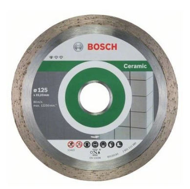 TARCZA BOSCH DIAMENTOWA CERAMIKA STANDARD 125/22,23mm (op 10szt)