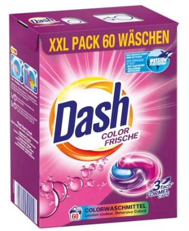 KAPSUŁKI DO PRANIA DASCH COLOR FRISCHE 60szt