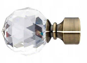 ZAKOŃCZENIE KULA CRYSTAL FI16 ANTYK