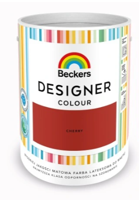 Beckers Designer Cherry Farba Lateksowa 5l KONIEC