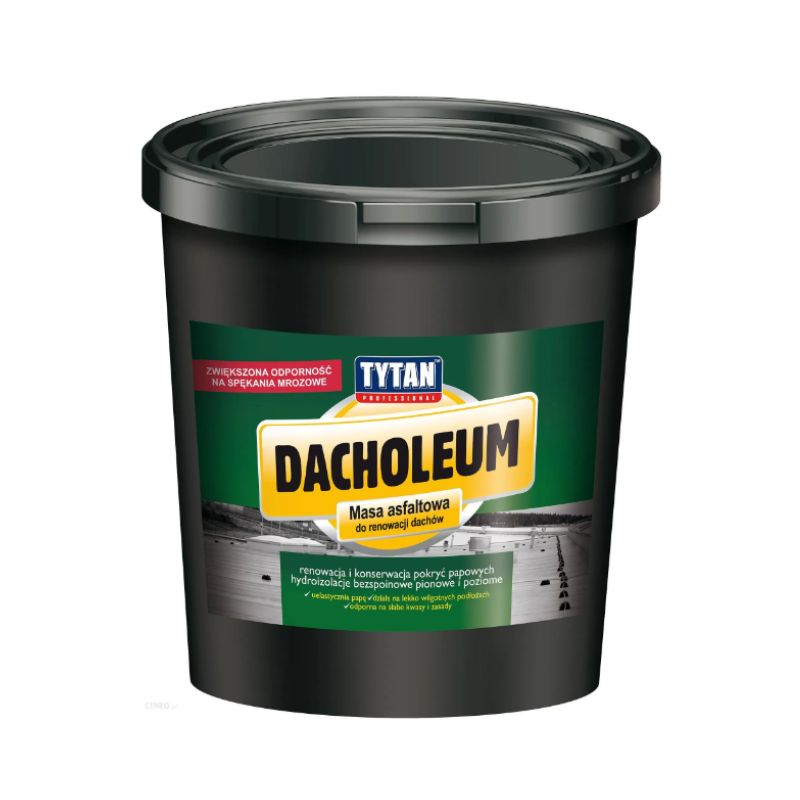 TYTAN DACHOLEUM- MASA ASFALTOWA DO RENOWACJI DACHÓW 9KG