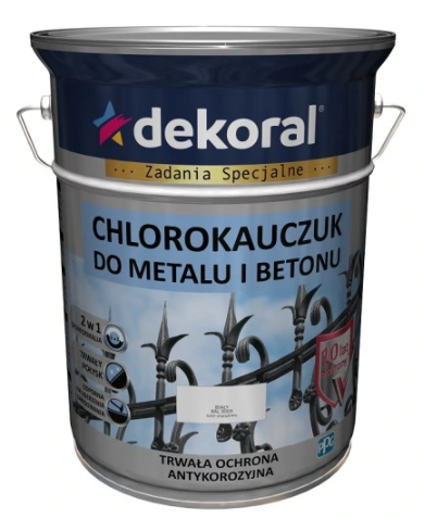 Dekoral Chlorokauczuk Emalia Biała RAL 9003 5L