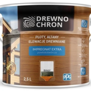 Drewnochron Extra Impregnat Powłokotwórczy Biały 2,5l