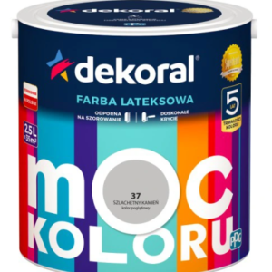 Dekoral Moc Koloru Szara Eminencja 2,5l Akrylit W Farba