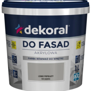 Dekoral Farba Fasadowa Polinit Biały 10l