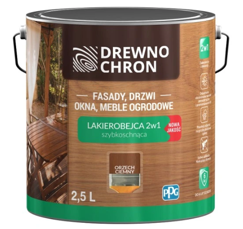 LAKIEROBEJCA 2W1 ORZECH CIEMNY 2,5L