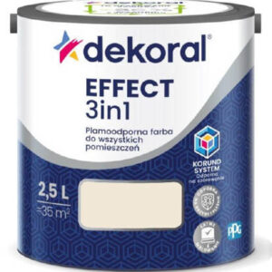 FARBA DEKORAL PLAMOODPORNA EFFECT 3IN1 DELIKATNY BEŻ 2,5L