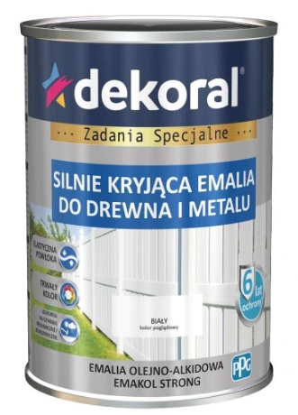 3178_5904000819479_1682089847 Dekoral Emakol Emalia Drewno Metal Biała 0,9l