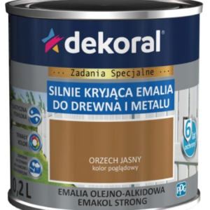 Dekoral Emakol Emalia Drewno Metal Mahoń Połysk 0,9l