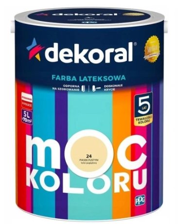 Dekoral Moc Koloru Piasek Pustyni 5l Akrylit W Farba